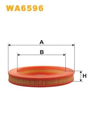 WIX FILTERS wa6596 -  Воздушный фильтр